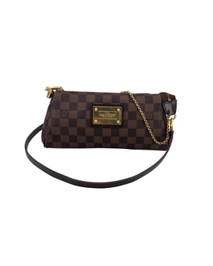 Louis Vuitton Schultertasche aus Stoff Eva