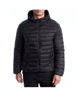 Herren-Steppjacke mit Kapuze US42127019