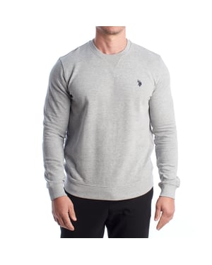 U.S. Polo Assn Crew-Neck-Sweatshirt für Herren, Modell 64712 - Grau