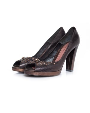 Barbara Bui Peeptoe-Plateaupumps