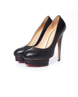 Charlotte Olympia Pre-owned Plateau-Pumps aus Leder - Schwarz