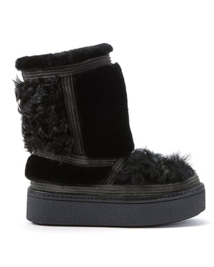 Njorde Schwarze Stiefel