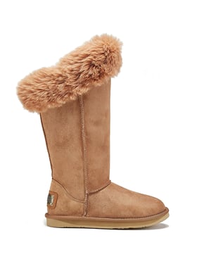 Foxy Hohe, kastanienbraune Kniehohe Stiefel