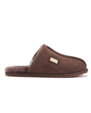 Herren Closed Mule Burnt Mules