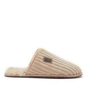 Herren-Mules aus Kordel-Sand
