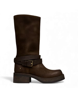 Windsorsmith Damen Brownie Wildleder-Westernreitstiefel, mittelhoch - Gotcha