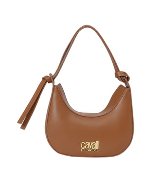 Cavalli Class Schultertasche „Halbmond" CCHB0218 - Braun