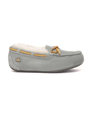 EVER AU Damen Lederslipper – Crested