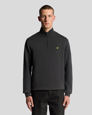 Baumwolle Loopback 1/4 Zip Sweatshirt
