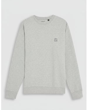 Lyle & Scott Lounge Sweatshirt mit Rundhalsausschnitt – Hell
