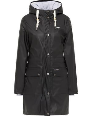 Schmuddelwedda 3 in 1 Regenmantel Damen schwarz