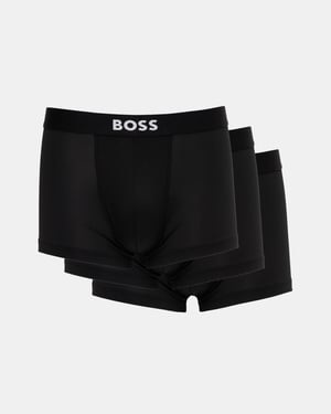 Micro ONE Boxer in Schwarz (3er-Pack)
