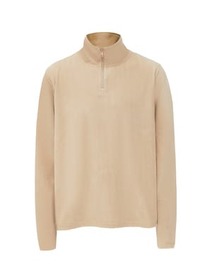 Schmuddelwedda Fleecepullover Männer Beige