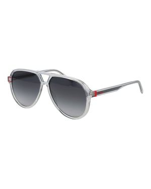 Graue Edelstahl-Sonnenbrille
