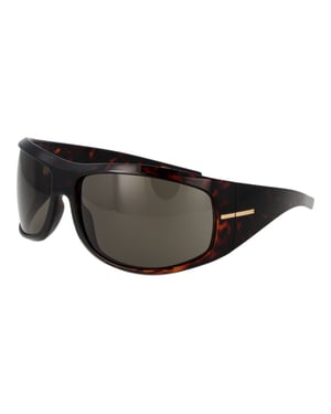 Übergroße Schildsonnenbrille