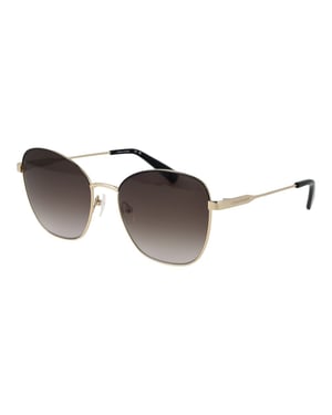 Goldene Metall-Sonnenbrille
