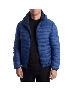 Herren Wendbare Gepolsterte Jacke mit Kapuze 66496