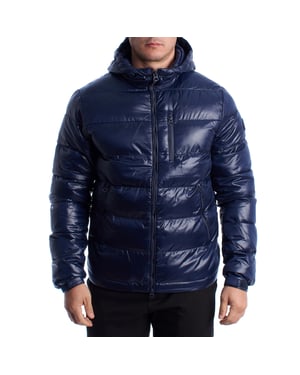 Herren Wattierte Jacke mit Kapuze 66512