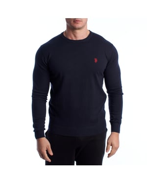 Herren Rundhals Strickpullover US40173038