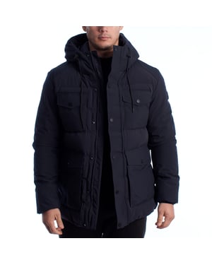 Herren gepufferte Parkajacke US40127005