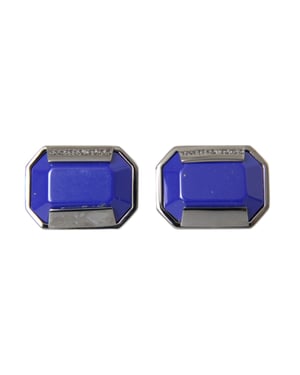 Silberne Messing-Pin-Crystal-Cufflinks
