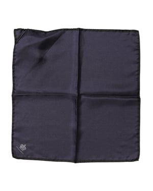 Blaues DG Crown Seidentuch für Männer