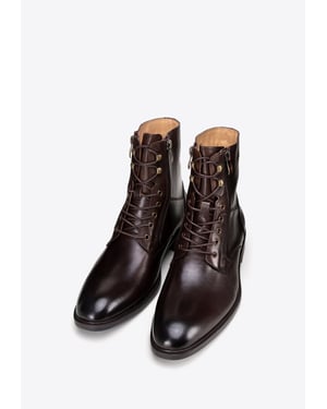 Wittchen Herren-Ankle-Boots aus braunem Leder