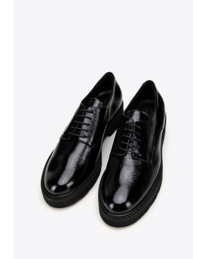 Wittchen Damen-Sneaker aus schwarzem Lackleder