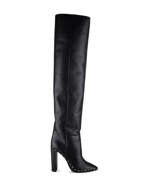 Saint Laurent Stiefel 76 Schwarz