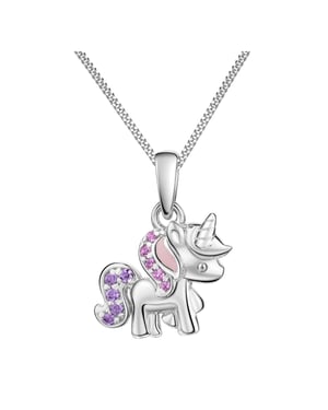 Zeeme for Kids Anhänger mit Kette 925/- Sterling Silber rhodiniert Einhorn