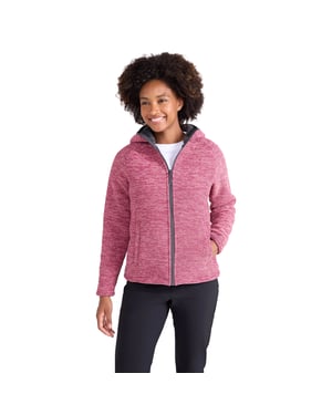 Mountain Warehouse - "Hayfield" Fleece-Oberteil für Damen, Kunstfell gefüttert, Meliert (Pink)