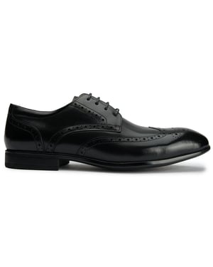 Sole Ldn Wide Fit Brogue Schuhe
