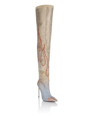 Overknee-Stiefel Flame
