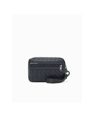Armani Exchange Signature Herren-Kulturbeutel