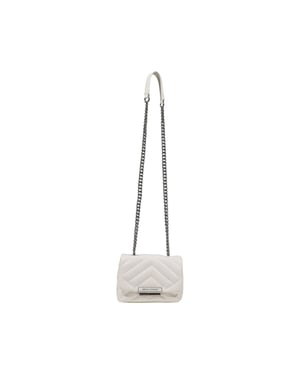 Weiße Polyester-Handtasche