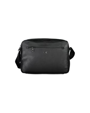 Schwarze Polyester-Handtasche