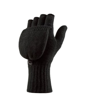 Damen Herren Thermo-Umwandlungs-Handschuhe mit fingerloser Option