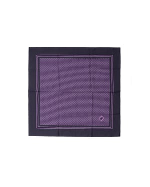 Seidenschal mit geometrischem Muster