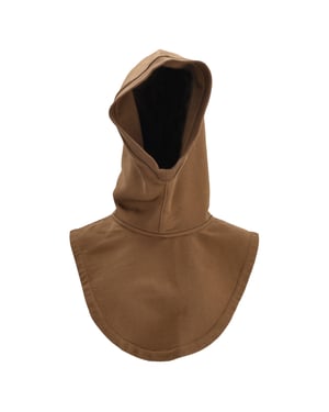 Burberry Kapuzen-Dickey aus braunem Baumwollstoff