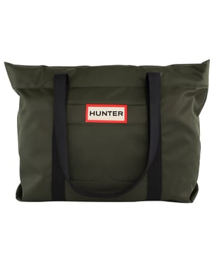 Hunter Original Nylon Dunkeloliven Tragetasche