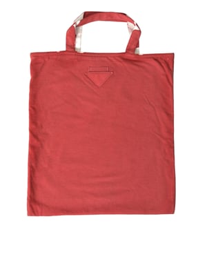 Rotes Jersey-Stoff-Logo-Schulter-Einkaufsbeutel