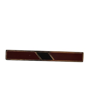 Mehrfarbige goldfarbene Messing-Krawattennadel