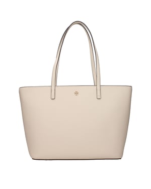 Beige Leder Schultertasche