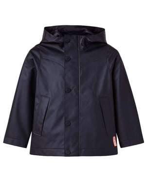Hunter Original Vinyl Kinderjacke Navy