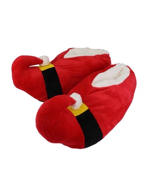 Unisex Weihnachtsweiche Santa Hausschuhe