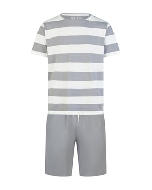 Phil & Co. Berlin Herren Pyjama MondaySchlafanzug, Pyjama Set, Nachtwäsche
