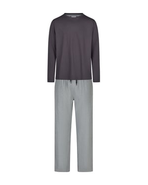 Phil & Co. Berlin Herren Pyjama Flanell Schlafanzug, Pyjama Set, Nachtwäsche