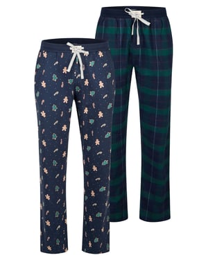 Happy Shorts Herren Pyjamahose ChristmasSchlafhose, Nacht Hose, Loungehose