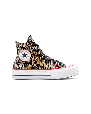 DAME CONVERSE CHUCK TAYLOR ALL STAR LIFT PLATTFORM LEOPARD
