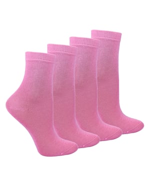 4 Paar Kinder Bio-Baumwoll-Sinnesfüßlinge - Nahtlose Socken für Jungen und Mädchen